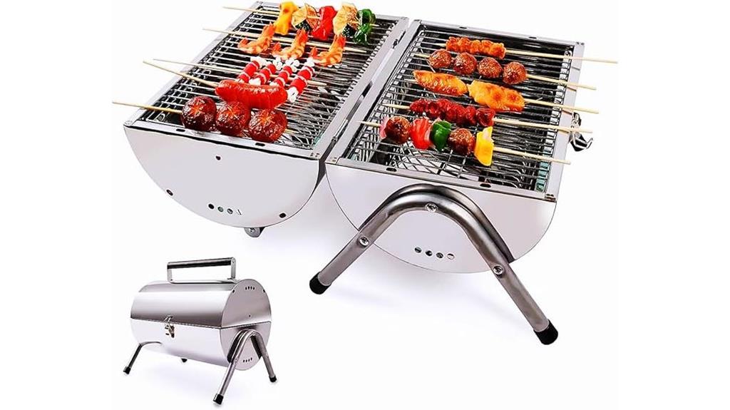 rust resistant portable grill