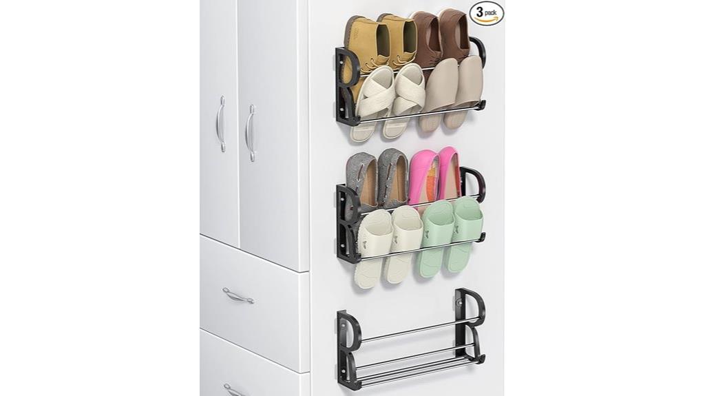 rv wall shoe storage