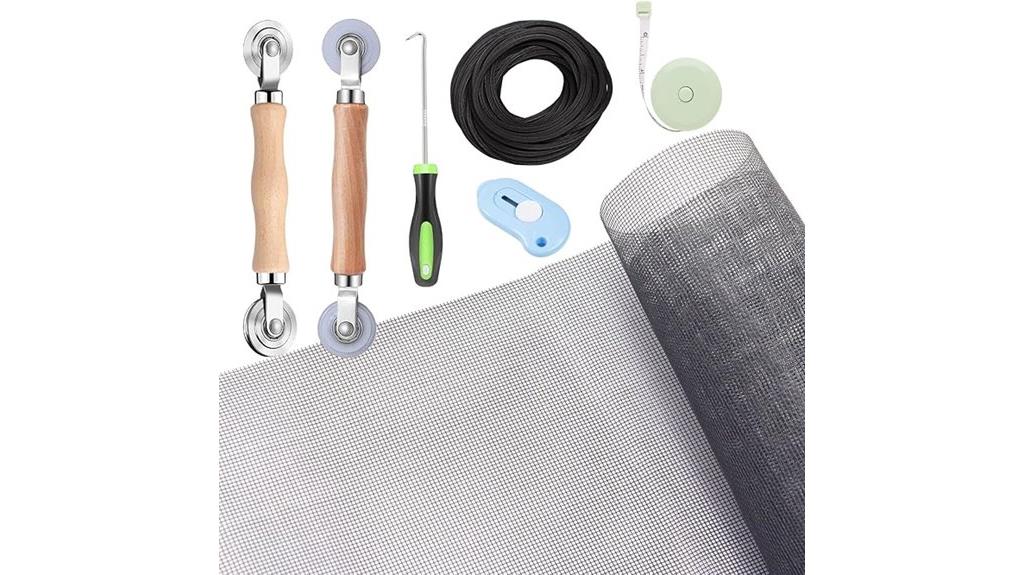 screen repair kit size