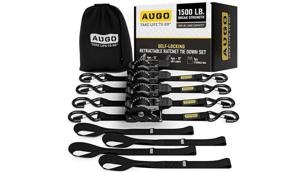self locking ratchet straps