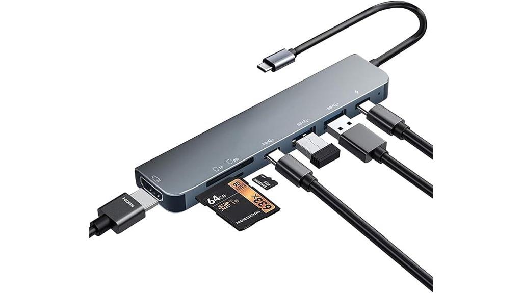 seven port usb c hub