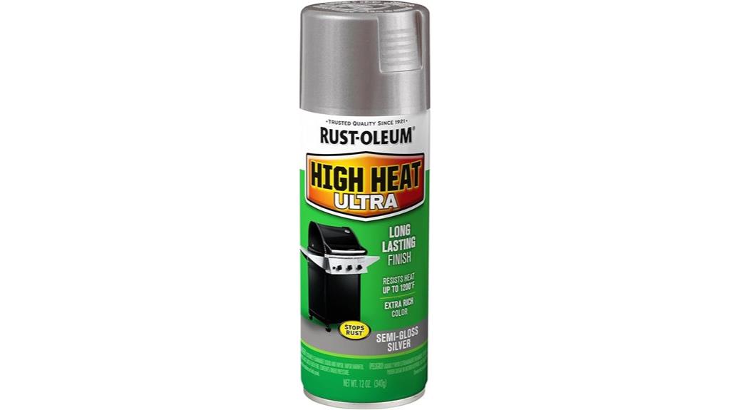 silver high heat spray