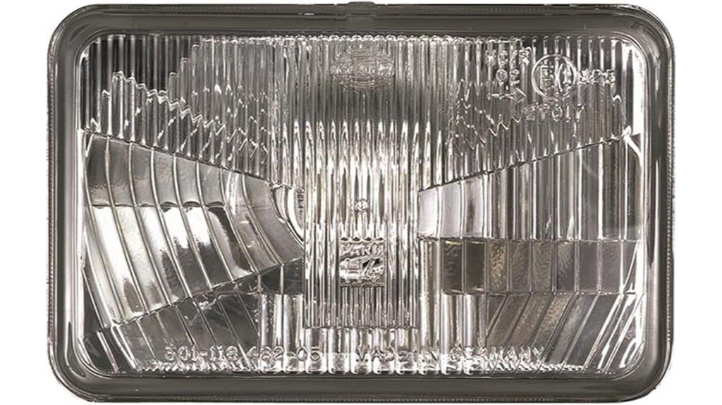 single beam halogen headlamp