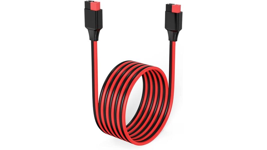 six foot solar extension cable