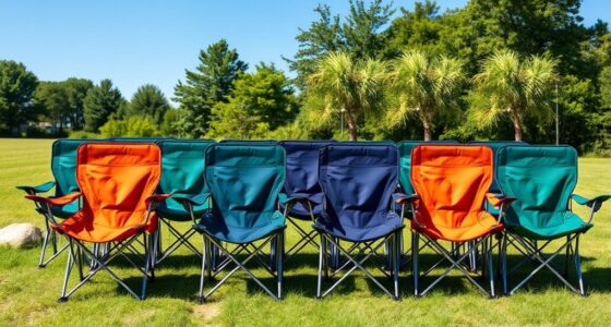 small portable camping chairs