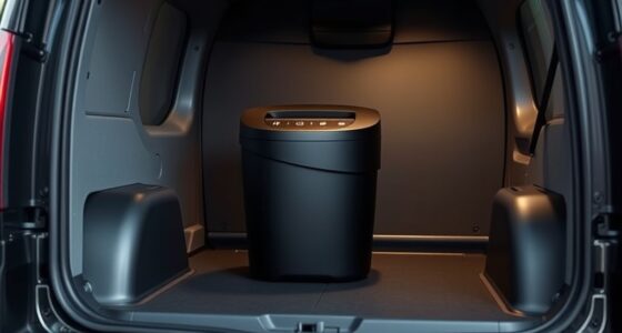 small van odor proof bins