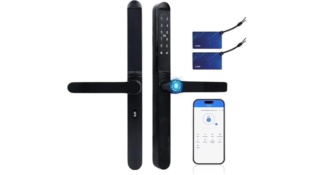 smart sliding glass lock