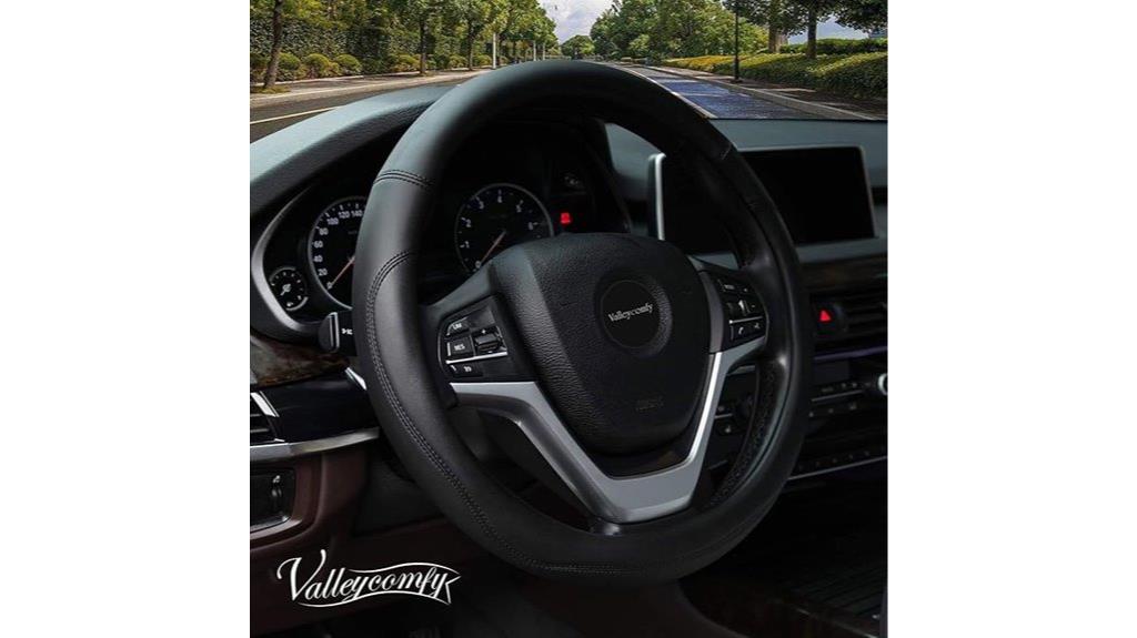 soft microfiber steering wheel cover
