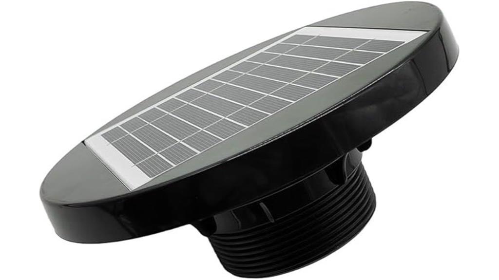 solar powered attic ventilator