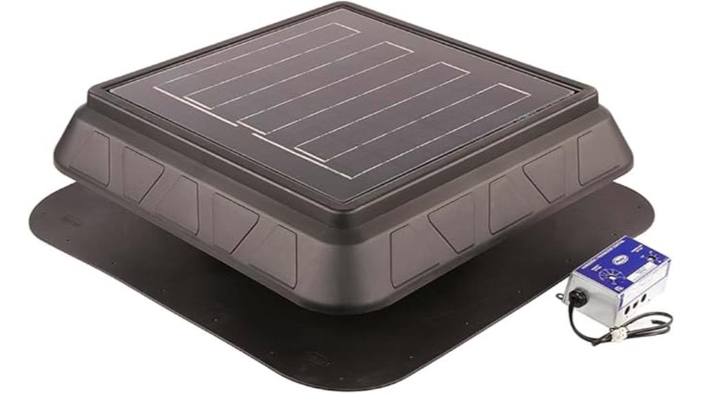 solar roof exhaust fan