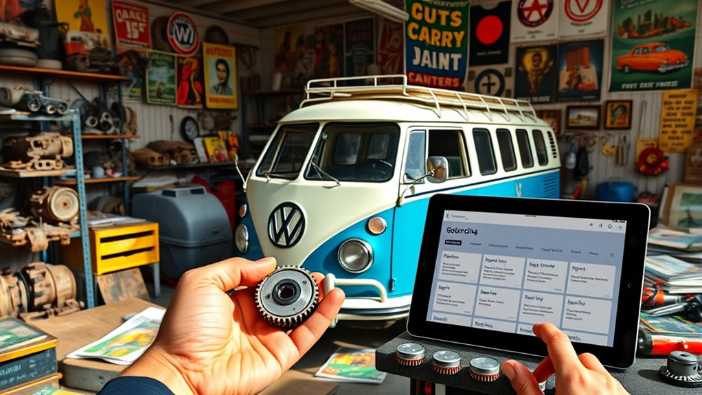 sourcing authentic vintage parts