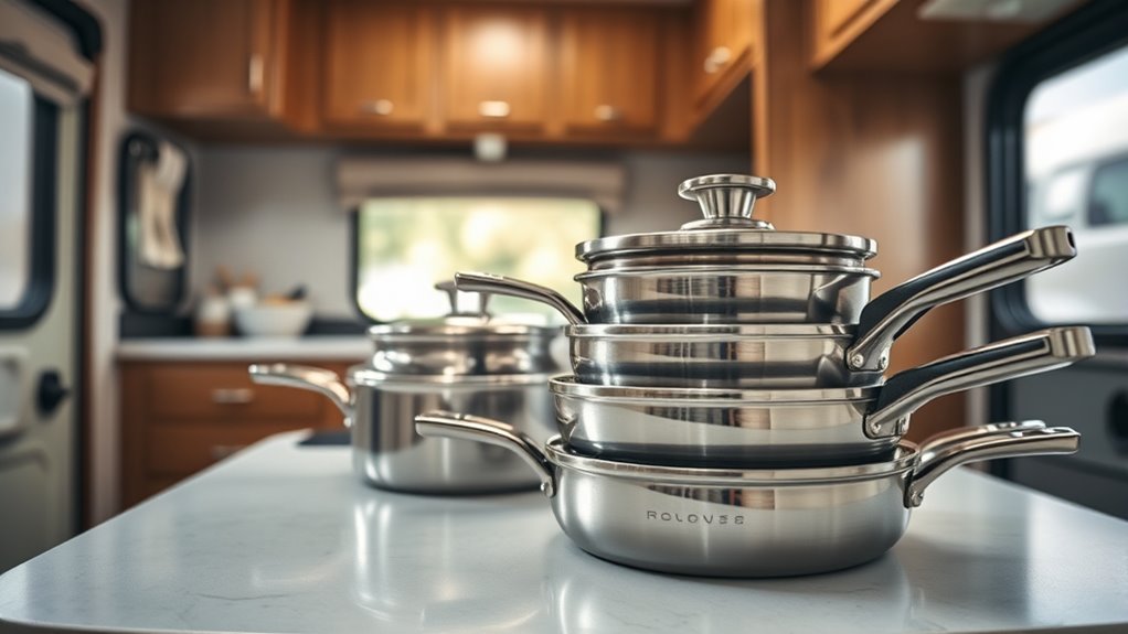 space efficient cookware storage
