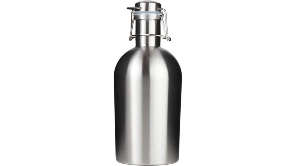 stainless steel 2l growler