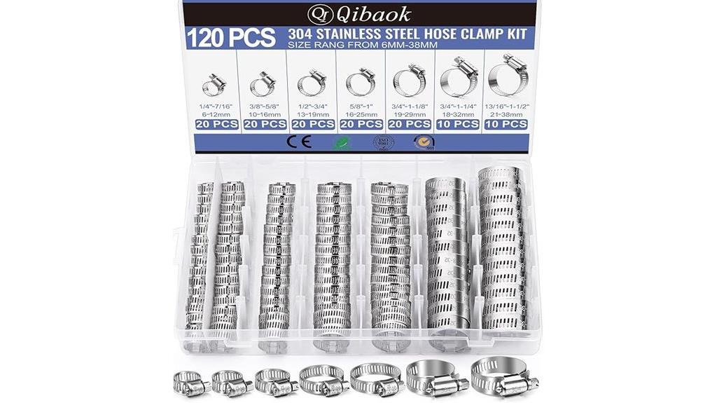 stainless steel clamp set