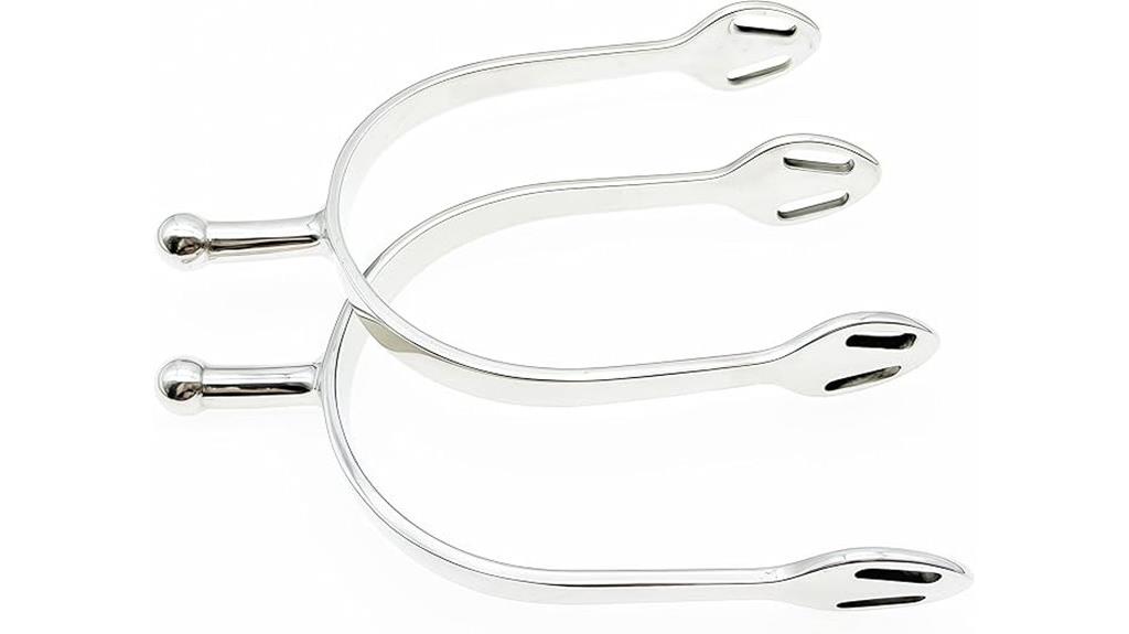 stainless steel equestrian spurs