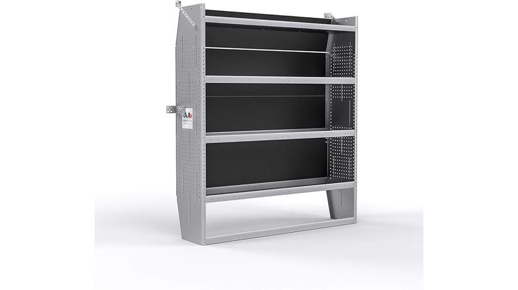 steel van shelving system