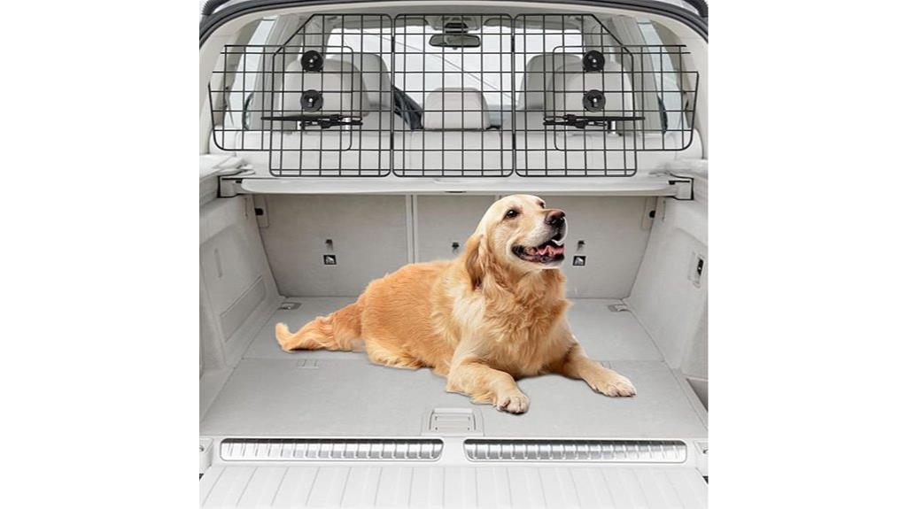 suv trunk dog barrier