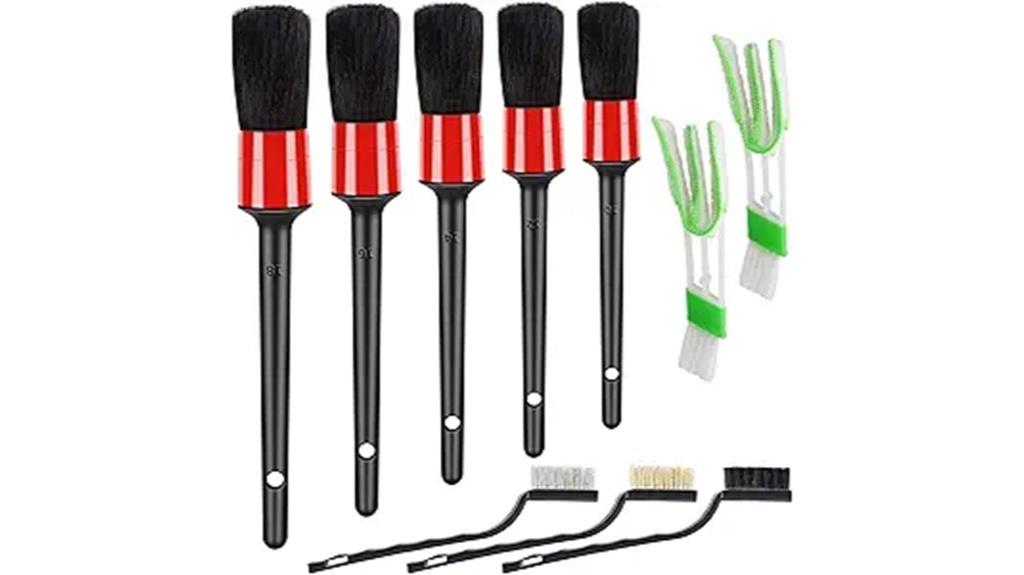 ten piece cleaning brush set