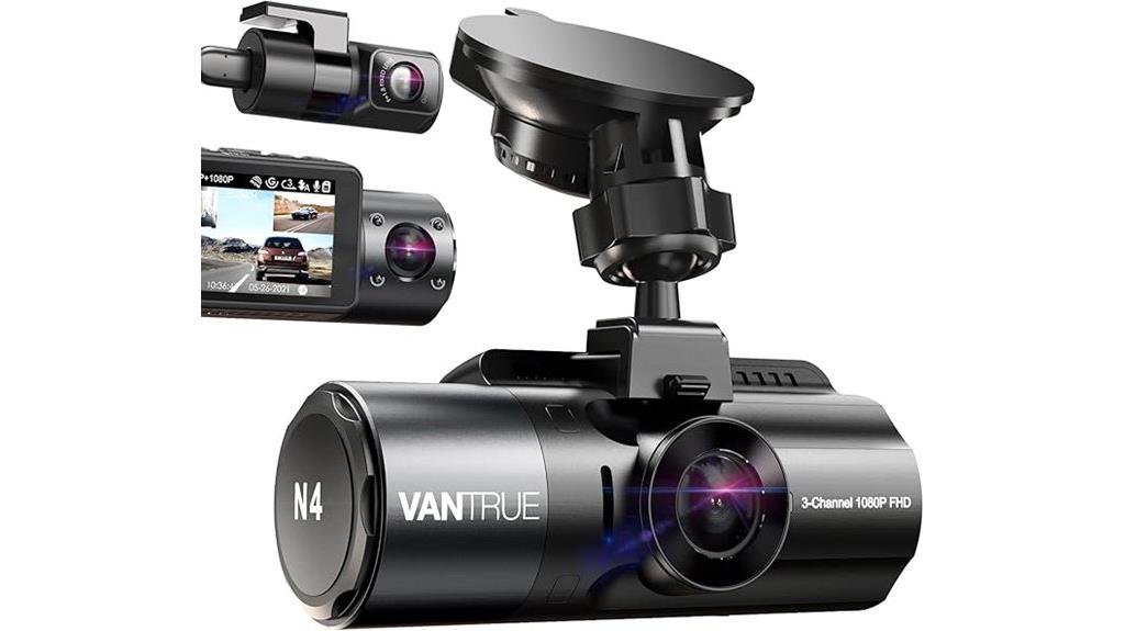 three channel dash cam