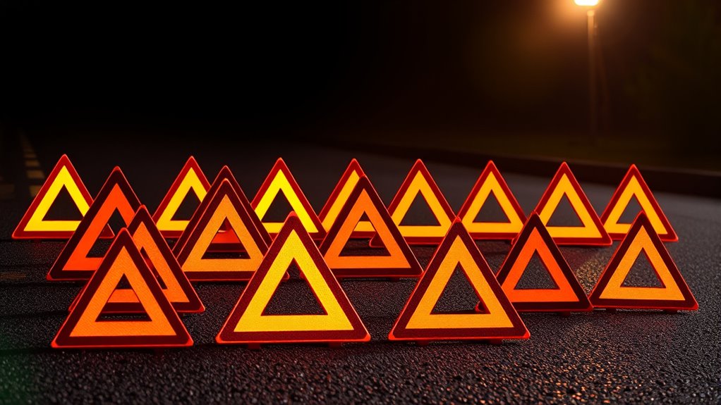 top dot approved safety triangles