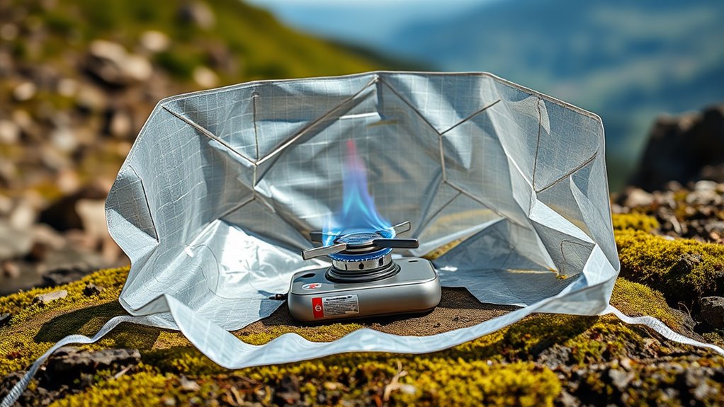 top gas stove windscreens