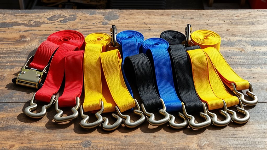 top heavy duty ratchet strap sets