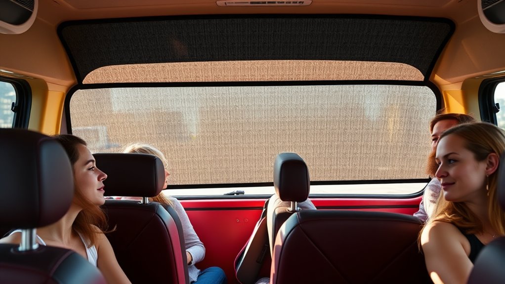 top magnetic microbus sunshades