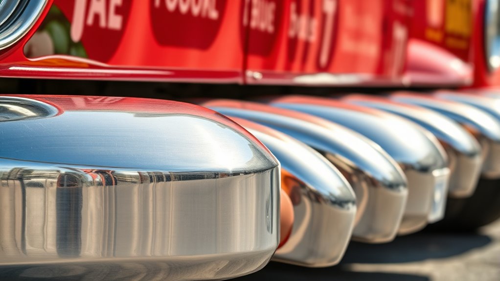 top microbus stainless bumpers