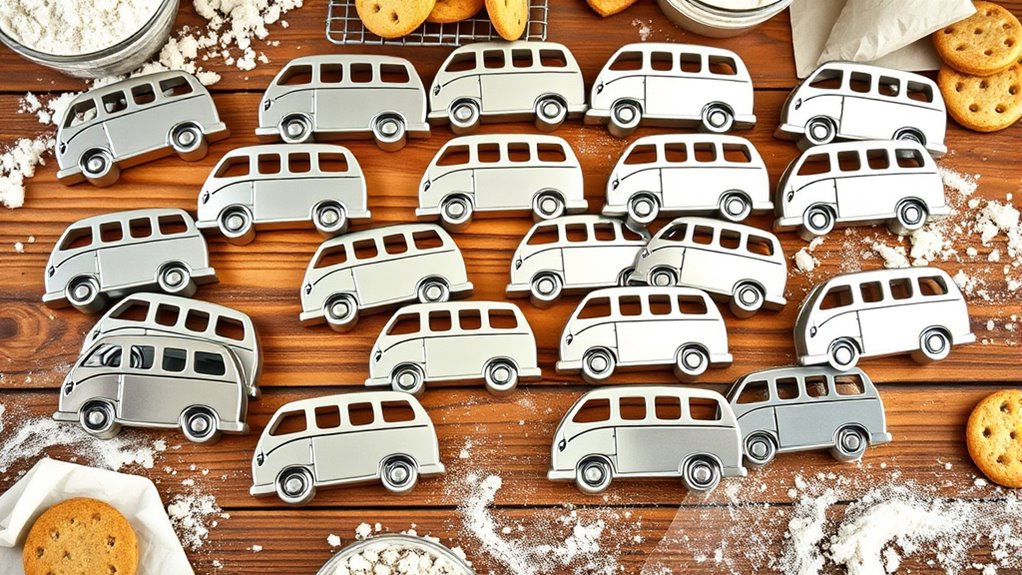 top stainless vw bus cookie cutters