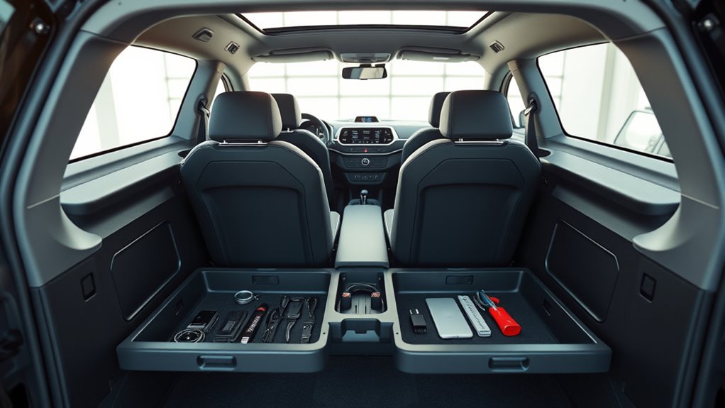 top under seat storage solutions