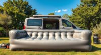 top van camping inflatable sofas