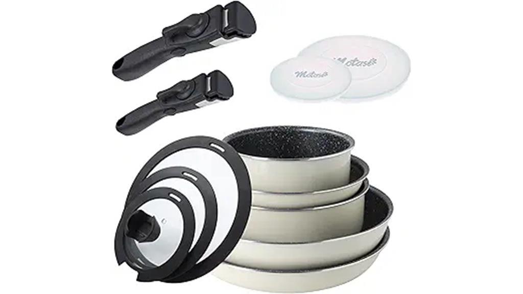 twelve piece cookware set