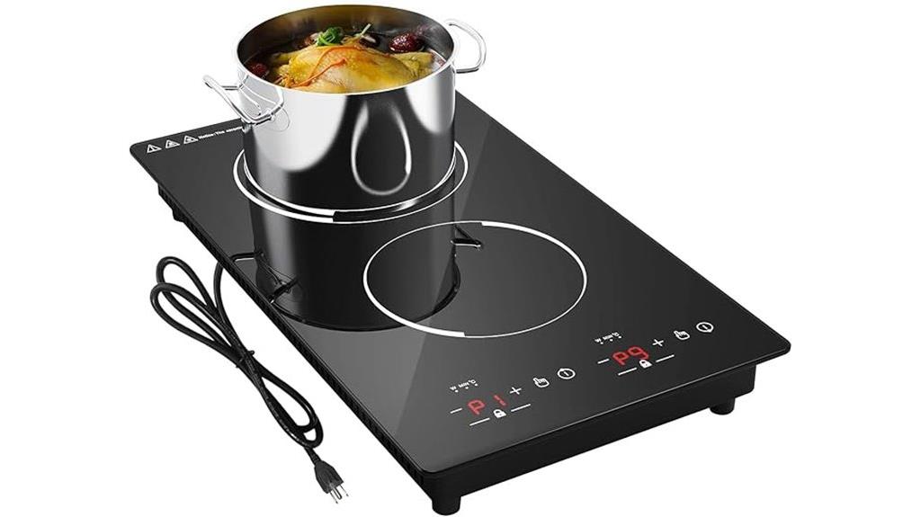 two burner induction cooktop