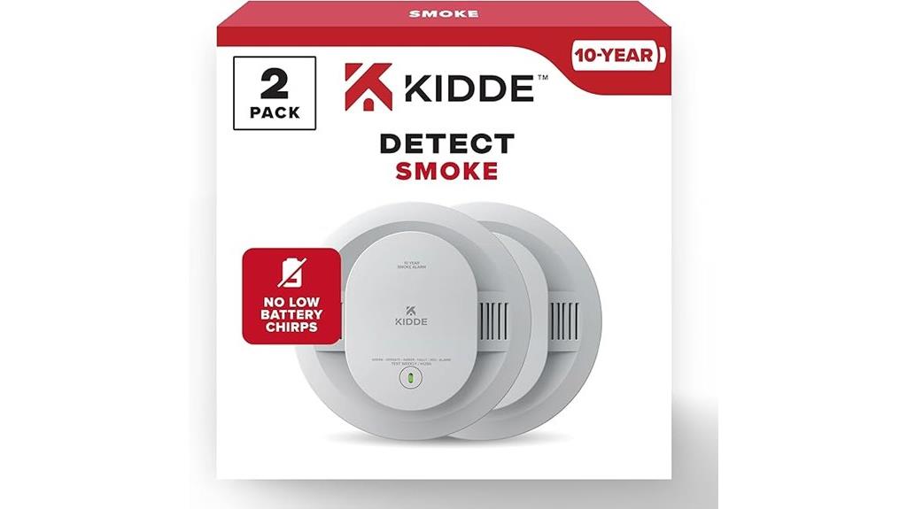 two kidde smoke detectors