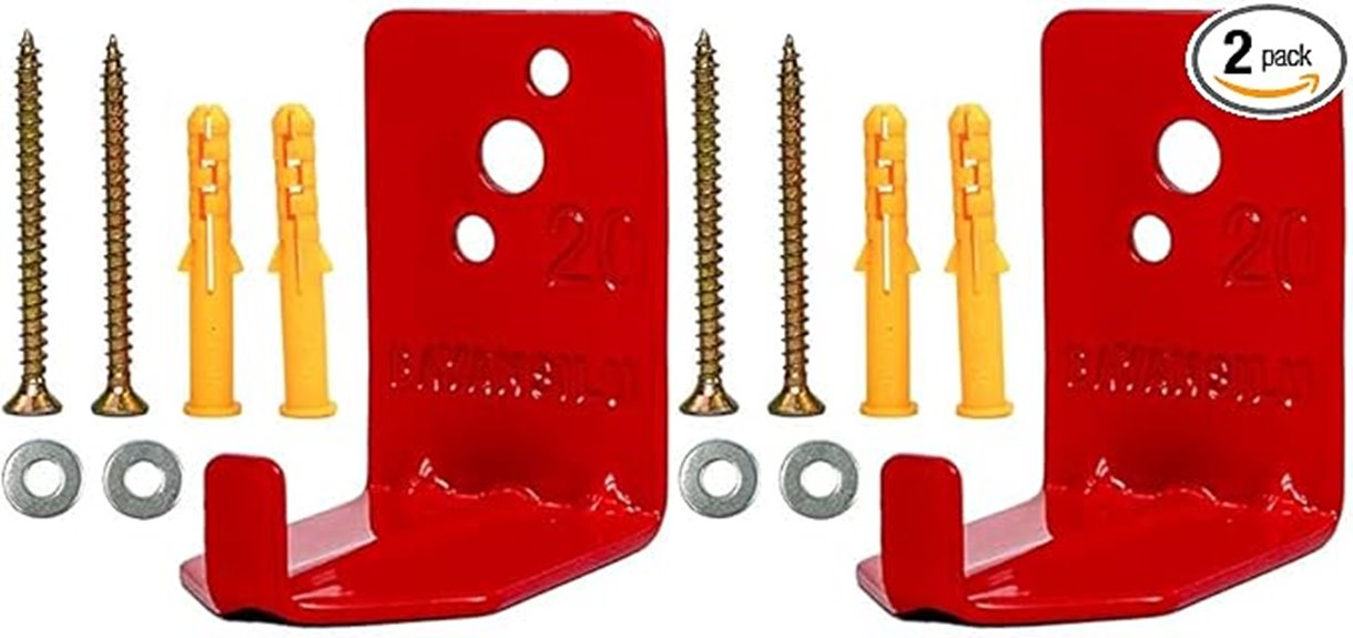 two pack fire extinguisher mount