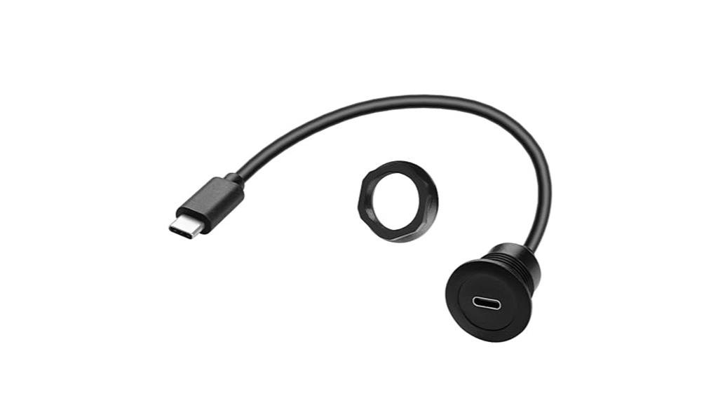 usb c flush mount adapter