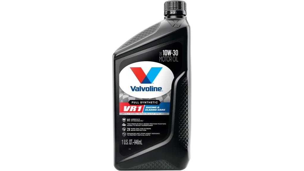 valvoline vr1 10w 30 oil