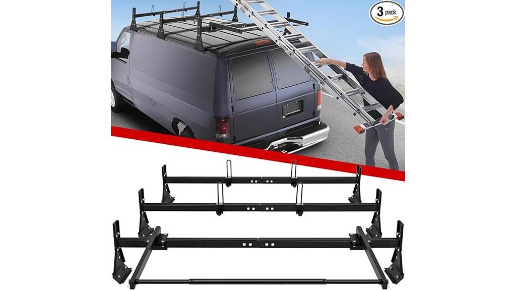 van ladder roof rack