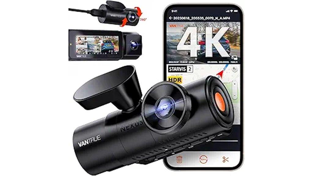 vantrue n4 pro 4k dash cam