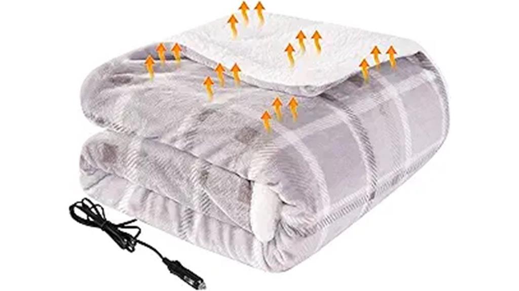 vehicle 12 volt heated blanket