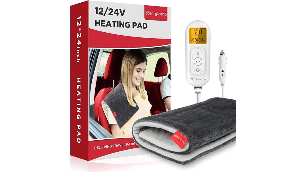 vehicle compatible electric blanket