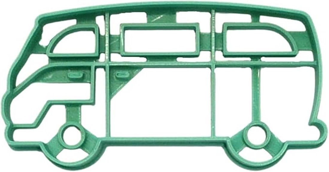 vintage hippie bus cutter