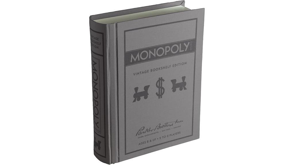 vintage monopoly bookshelf edition
