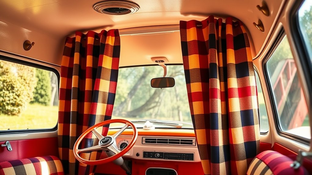 vintage style window coverings