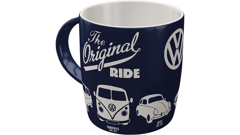 vintage vw bus mug