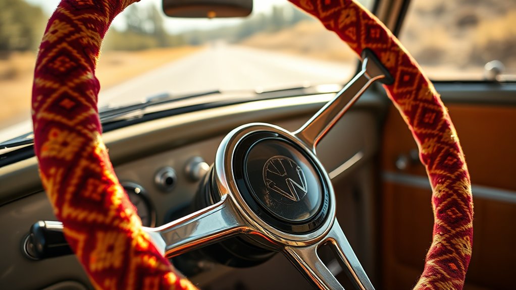 vintage vw bus steering covers