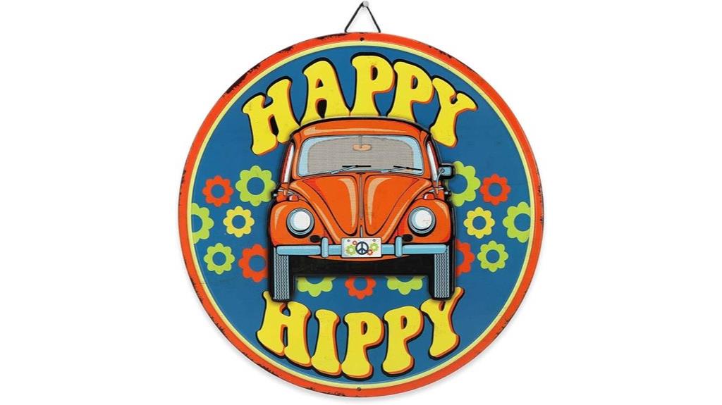 volkswagen happy hippy sign