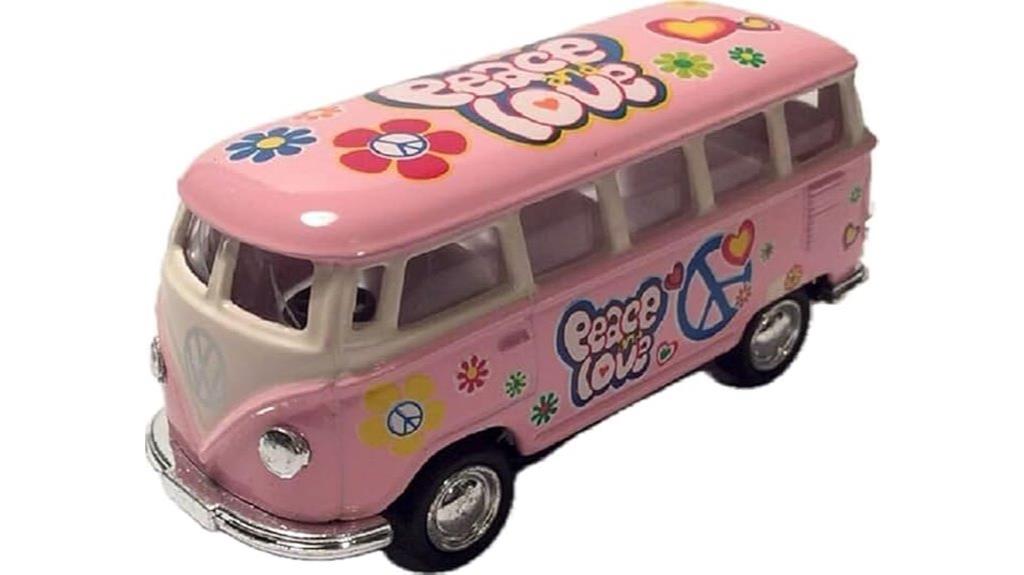 volkswagen hippie love keychain
