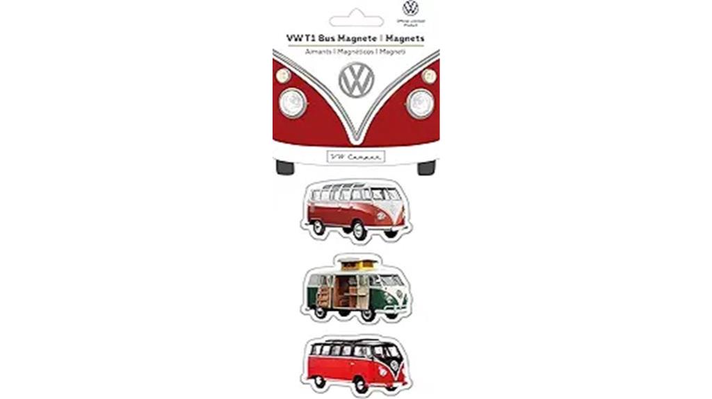 volkswagen refrigerator magnet set