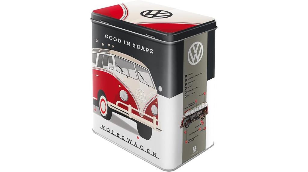 vw bus coffee storage